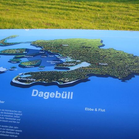 Haus Halligblick, Ferienwohnungen Am Wattenmeer, Whg Hamburger Hallig Dagebuell Exterior photo
